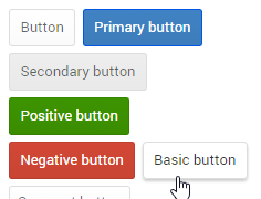 Semantic UI Material buttons theme