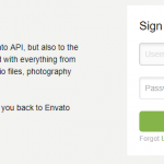 Sign in with Envato account