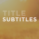 Subtitles plugin icon